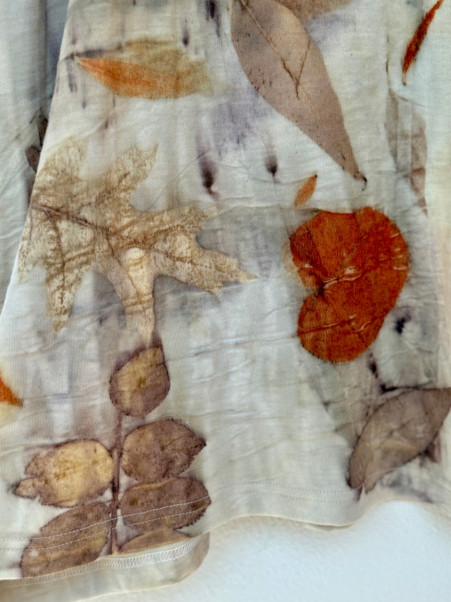 BEIGE ECO_PRINT TUNIC