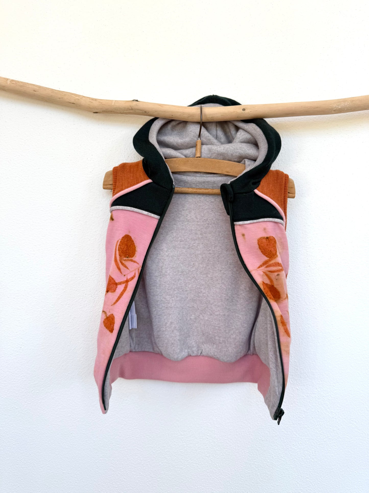 KIDS' UPCYCLED COCHINEAL VEST, 80