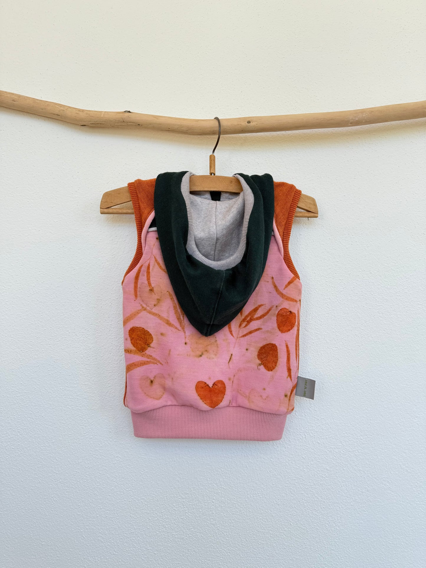 KIDS' UPCYCLED COCHINEAL VEST, 80