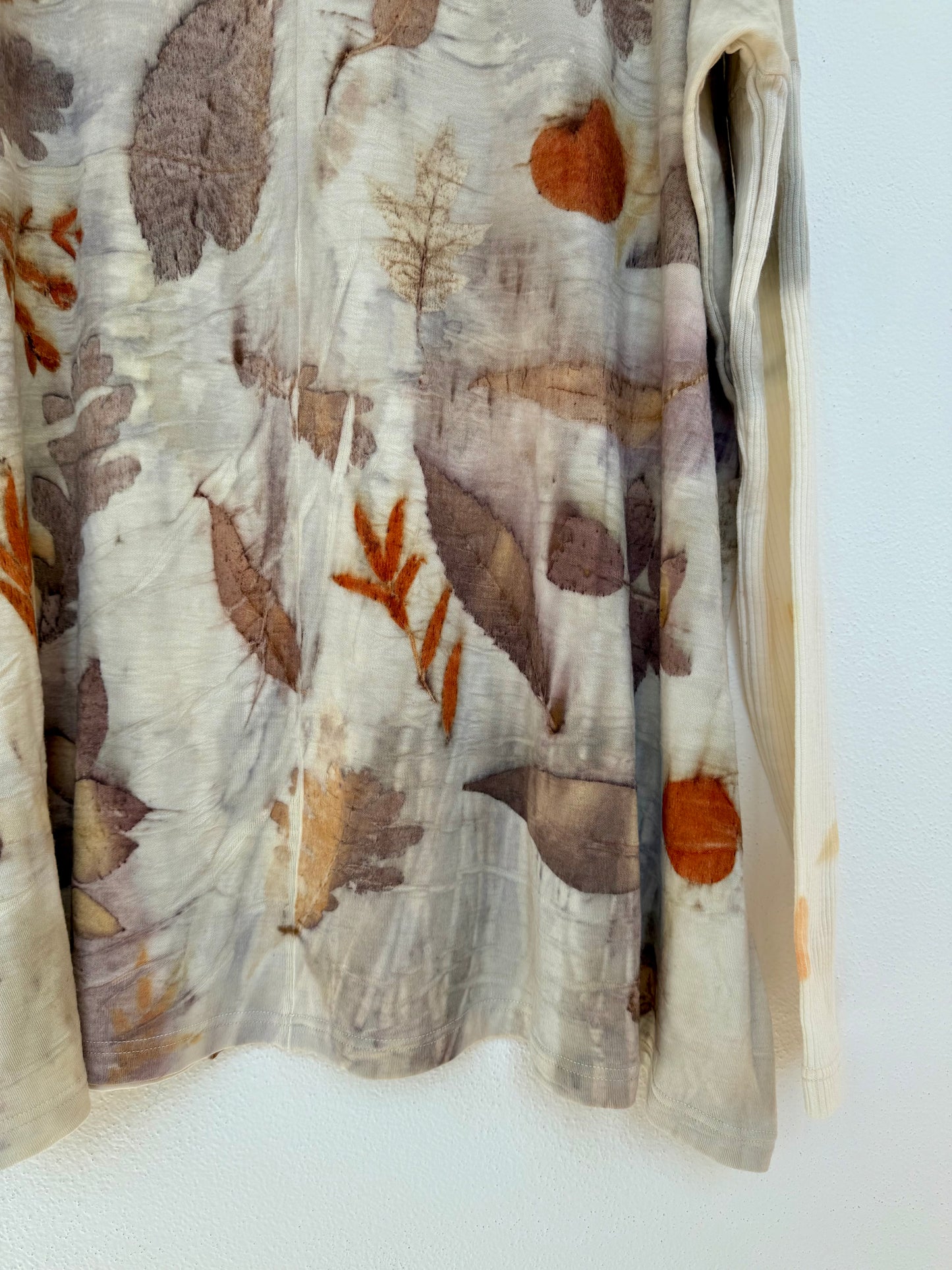 BEIGE ECO_PRINT TUNIC