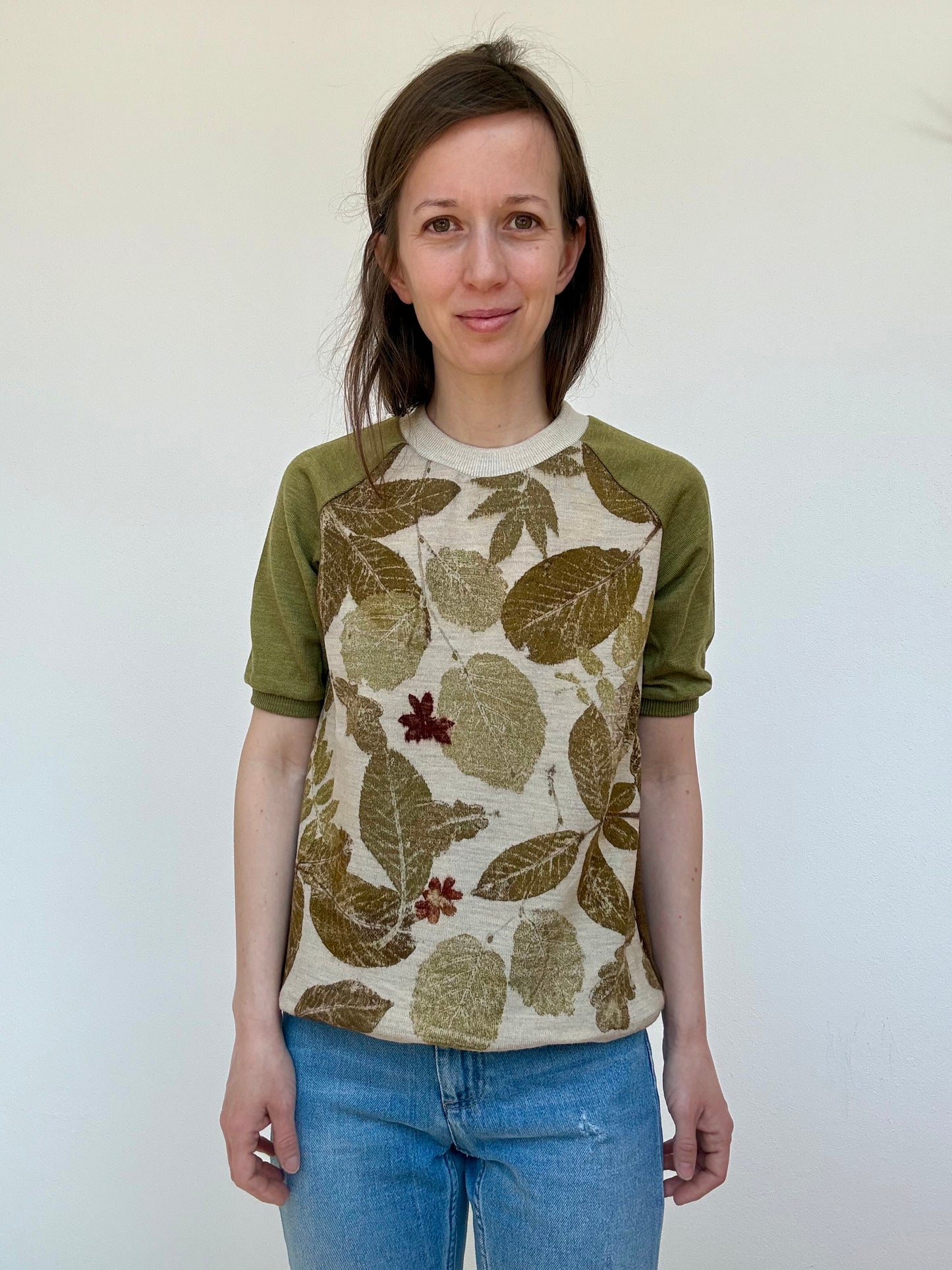 GREEN SHORT SLEEVE GARDEN, S