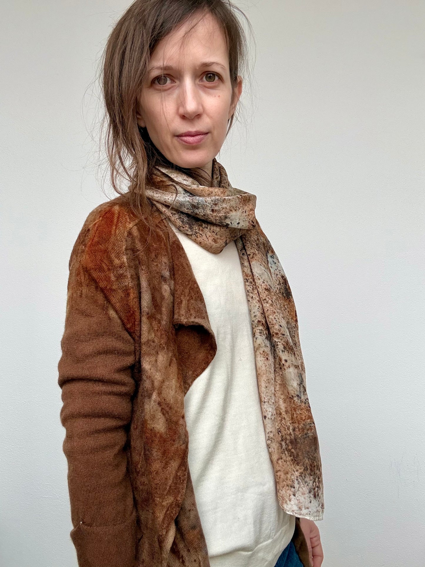 CARDIGAN & SCARF COMBO, 36