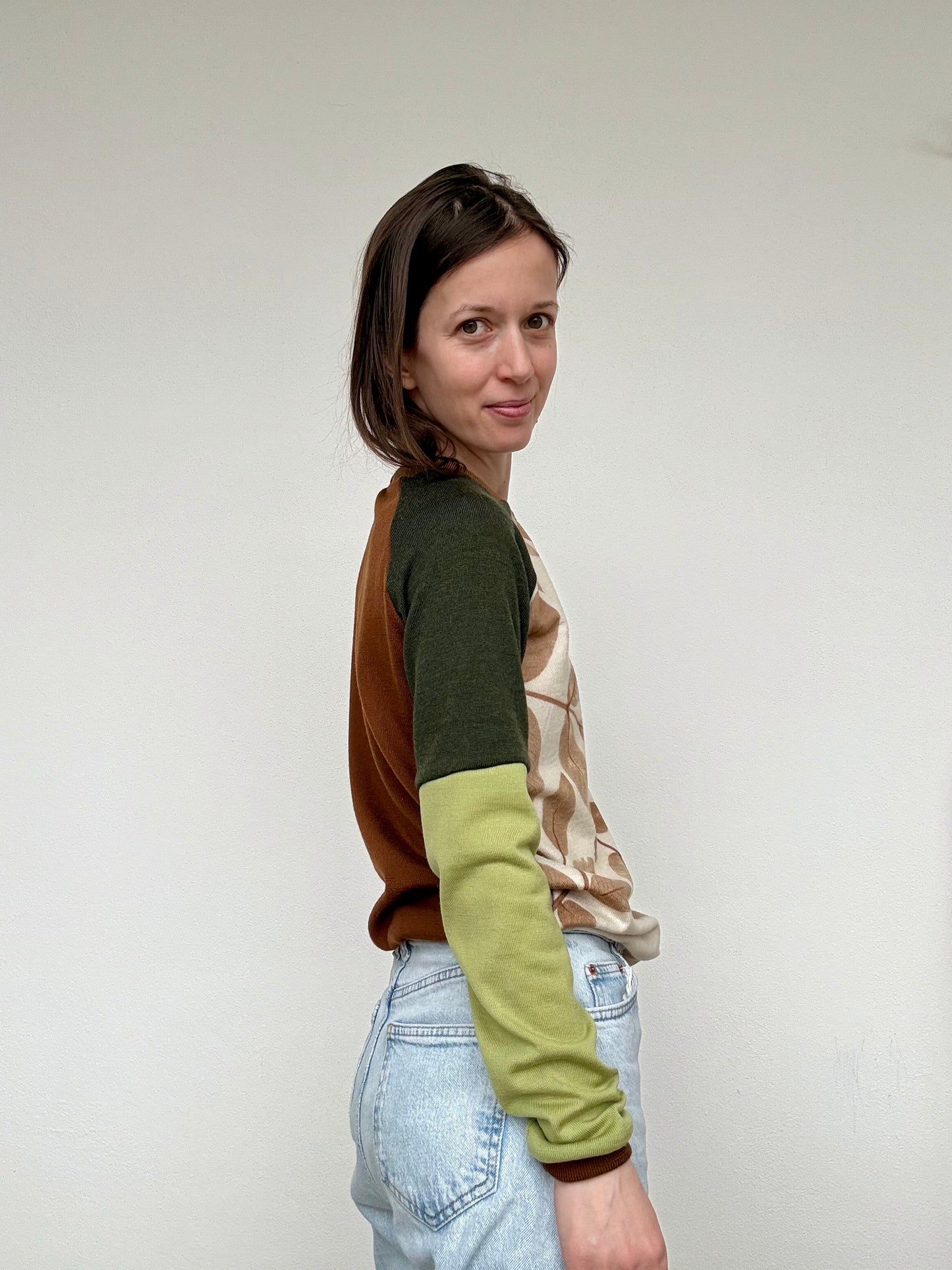 GREEN SLEEVE WALNUT, S/M