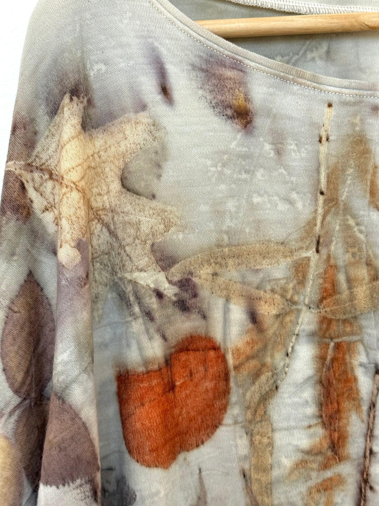 BEIGE ECO_PRINT TUNIC