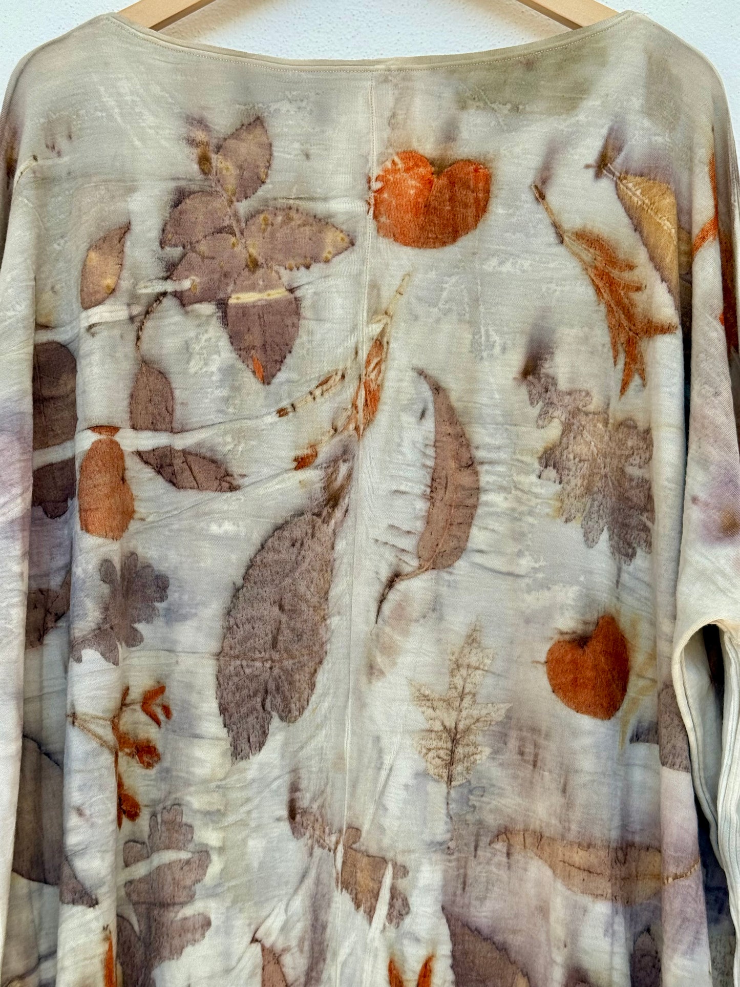 BEIGE ECO_PRINT TUNIC