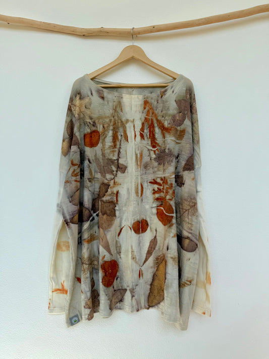 BEIGE ECO_PRINT TUNIC