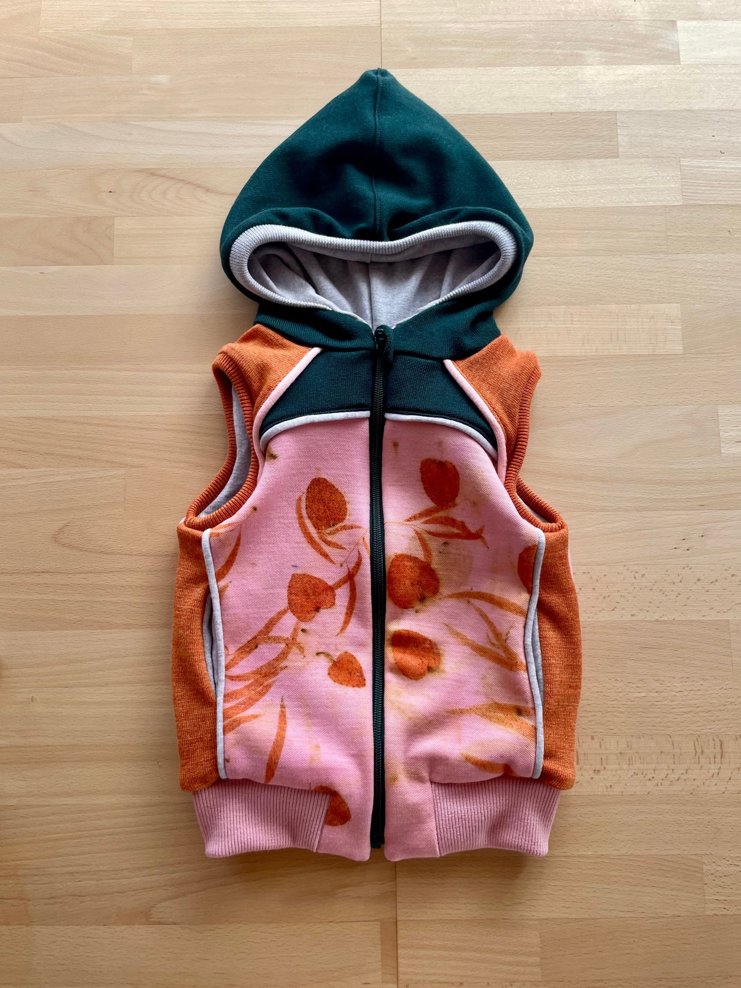 KIDS' UPCYCLED COCHINEAL VEST, 80