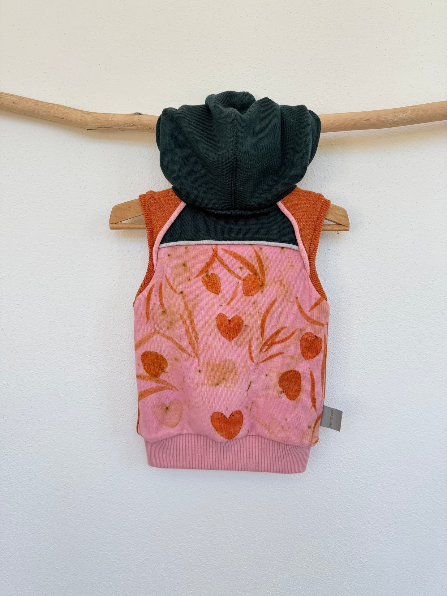 KIDS' UPCYCLED COCHINEAL VEST, 80