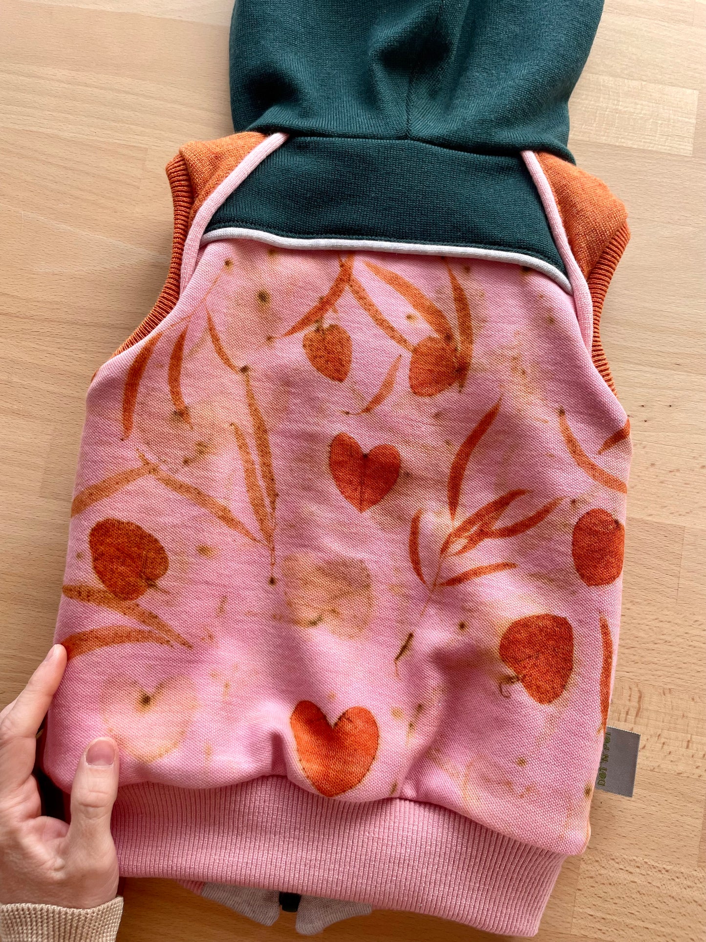KIDS' UPCYCLED COCHINEAL VEST, 80