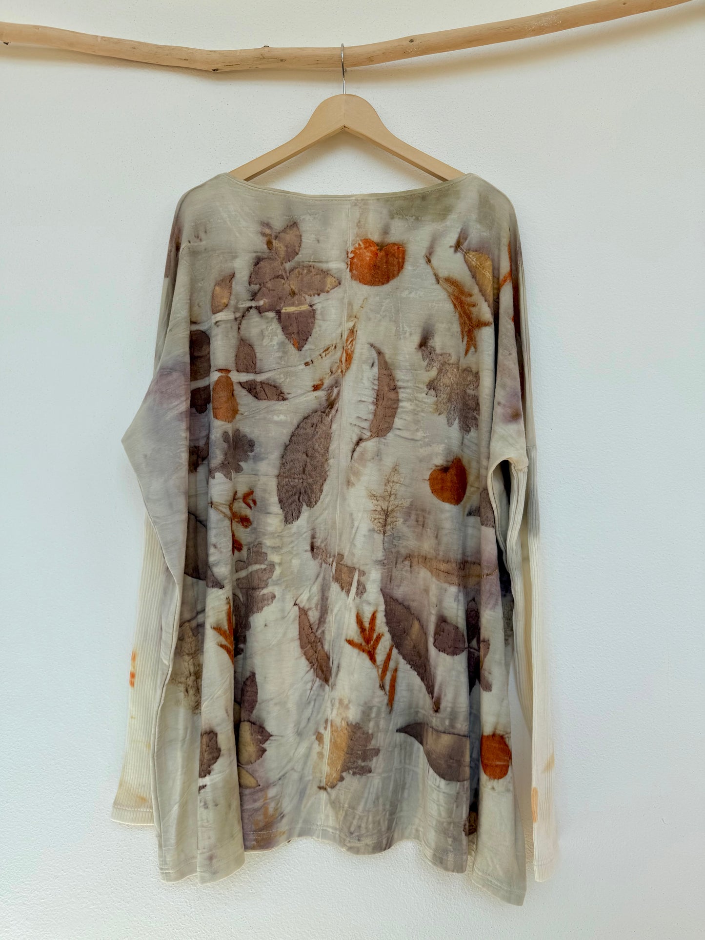 BEIGE ECO_PRINT TUNIC